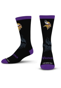 Minnesota Vikings Shadow Mens Crew Socks
