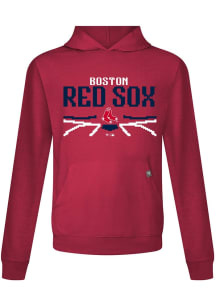 Levelwear Boston Red Sox Mens Red Relay Arcade Hood