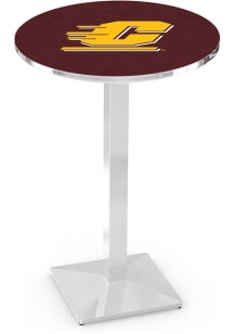 Central Michigan Chippewas Square Base Pub Table