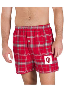 Concepts Sport Indiana Hoosiers Mens Crimson Ultimate Boxer Shorts
