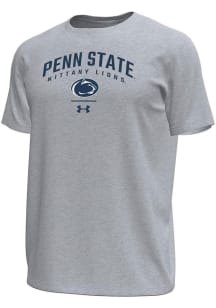 Under Armour Penn State Nittany Lions Grey Arch over logo Tech Stretch Short Sleeve T Shirt