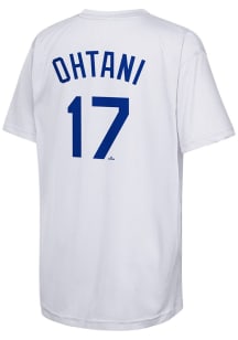Shohei Ohtani Los Angeles Dodgers Youth Blue Triple Player Tee