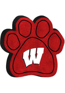 Wisconsin Badgers Paw Shaped Pet Toy