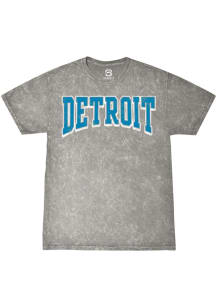 Summit Sportswear Detroit Grey Wordmark Short Sleeve T Shirt