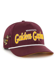 47 Minnesota Golden Gophers Crosstown Script Hitch Adjustable Hat - Maroon