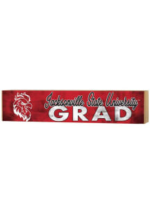 KH Sports Fan Jacksonville State Gamecocks Grad graduation graphic Sign - Red