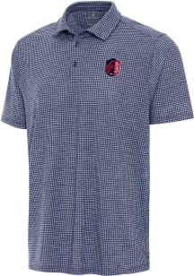 Antigua St Louis City SC Mens Red Replica Short Sleeve Polo