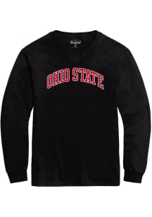 League Ohio State Buckeyes Black Arch Name Long Sleeve T Shirt