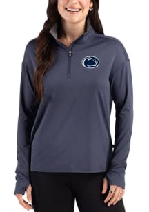 Cutter and Buck Penn State Nittany Lions Womens Navy Blue Forge Eco Qtr Zip