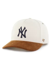 47 New York Yankees Garment Undyed Hitch RF Adjustable Hat - White