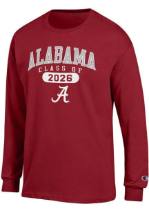 Champion Alabama Crimson Tide Crimson Class of 2026 Jersey Long Sleeve T Shirt