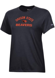 Champion Oregon State Beavers Womens Black Core Short Sleeve T-Shirt