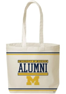 Michigan Wolverines White Alumni Tote