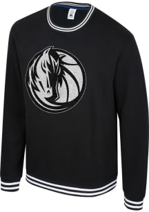 Dallas Mavericks Mens Black Club Level Long Sleeve Fashion Sweatshirt