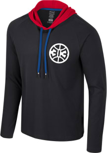 Detroit Pistons Mens Black Tradition Fashion Hood