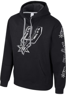 San Antonio Spurs Mens Black Elementized Long Sleeve Hoodie