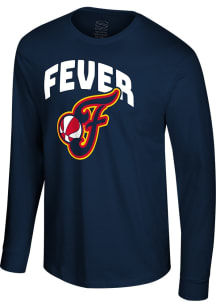 Indiana Fever Navy Blue Nickel Long Sleeve T Shirt