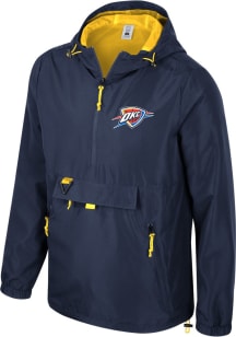 Oklahoma City Thunder Mens Navy Blue Rafters Compete Pullover Jackets