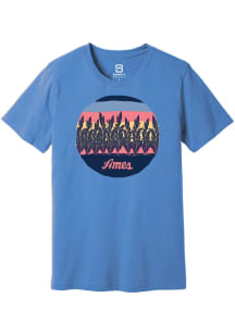 Summit Sportswear Ames Light Blue Field Sunset Short Sleeve Fashion T Shirt