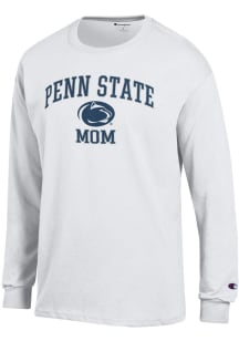 Champion Penn State Nittany Lions White Mom Jersey Long Sleeve T Shirt