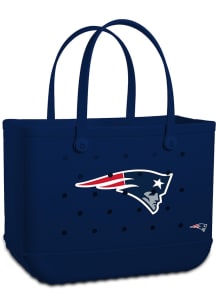 New England Patriots Navy Blue Large Bogg Bag Tote