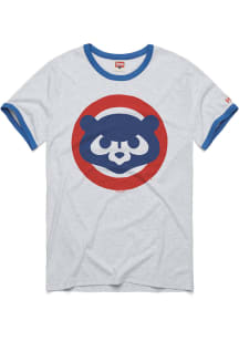 Homage Chicago Cubs Ash Cut and Sew Short Sleeve Fashion T Shirt
