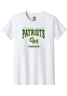 Summit Sportswear George Mason University Youth White Tennis Short Sleeve T-Shirt