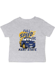 Vive La Fete Kent State Golden Flashes Infant Full Speed Short Sleeve T-Shirt Grey