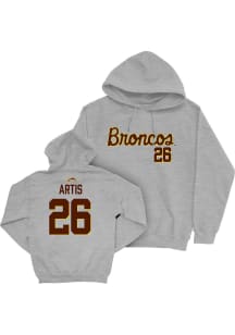 D’ahmon Artis Western Michigan Broncos Mens Grey NIL Script Player Hood