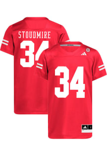 Owen Stoudmire   Nebraska Cornhuskers Red NIL Name And Number Football Jersey