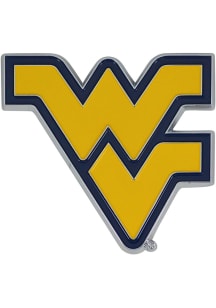 West Virginia Mountaineers Full Color Car Emblem - Navy Blue