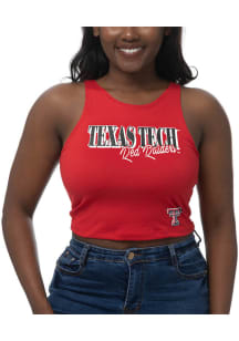 Texas Tech Red Raiders Womens Red First Down Tank Top