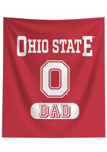 Ohio State Buckeyes Dad 50x60 Tapestry Blanket