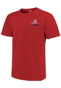 Arizona Wildcats Womens Cardinal Wildcat Script Short Sleeve T-Shirt
