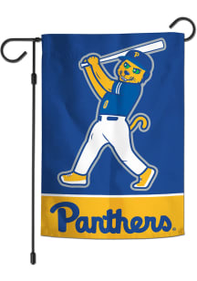 Pitt Panthers Baseball Mascot Garden Flag - Blue