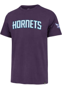 47 Charlotte Hornets Purple Franklin Fieldhouse Short Sleeve Fashion T Shirt