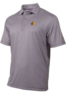 Columbia Iowa State Cyclones Mens Black Fairway Short Sleeve Polo