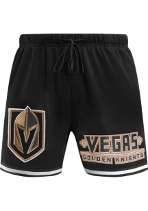 Pro Standard Vegas Golden Knights Mens Black Mesh Shorts