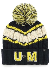 47 Michigan Wolverines Navy Blue Emma Cuff Womens Knit Hat