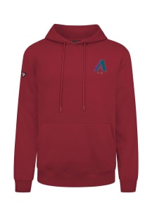 Levelwear Arizona Diamondbacks Mens Red Podium Core Long Sleeve Hoodie