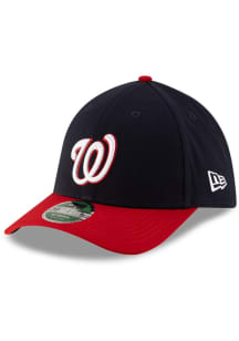New Era Washington Nationals Mens Navy Blue MLB Player Replica 39THIRTY M-Crown Flex Hat