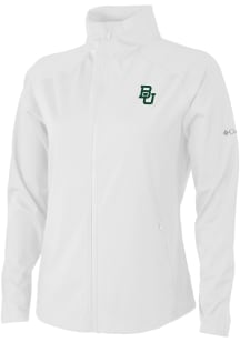 Columbia Baylor Bears Womens White Fairway Friends Light Weight Jacket