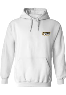 Vive La Fete VCU Rams Womens White Impressions Hooded Sweatshirt