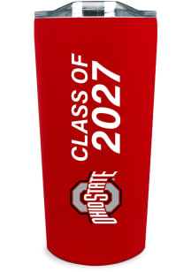 Ohio State Buckeyes 18oz Class of 2027 Soft Touch Stainless Steel Tumbler - Red