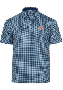 Swannies Auburn Tigers Mens Navy Blue Archie Short Sleeve Polo