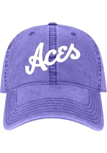 Evansville Purple Aces Terra Twill Adjustable Hat - Purple