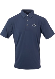 Penn State Nittany Lions Mens Navy Blue Ecotec Short Sleeve Fashion Polo