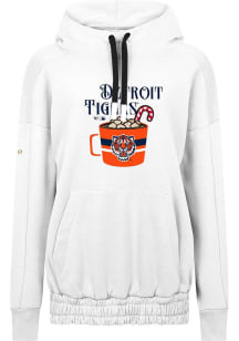 Levelwear Detroit Tigers Womens White Waterfall Mellow Hooded Sweatshirt