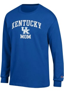 Champion Kentucky Wildcats Blue Mom Jersey Long Sleeve T Shirt
