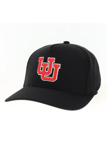 Legacy Utah Utes Black Cut Above Youth Adjustable Hat